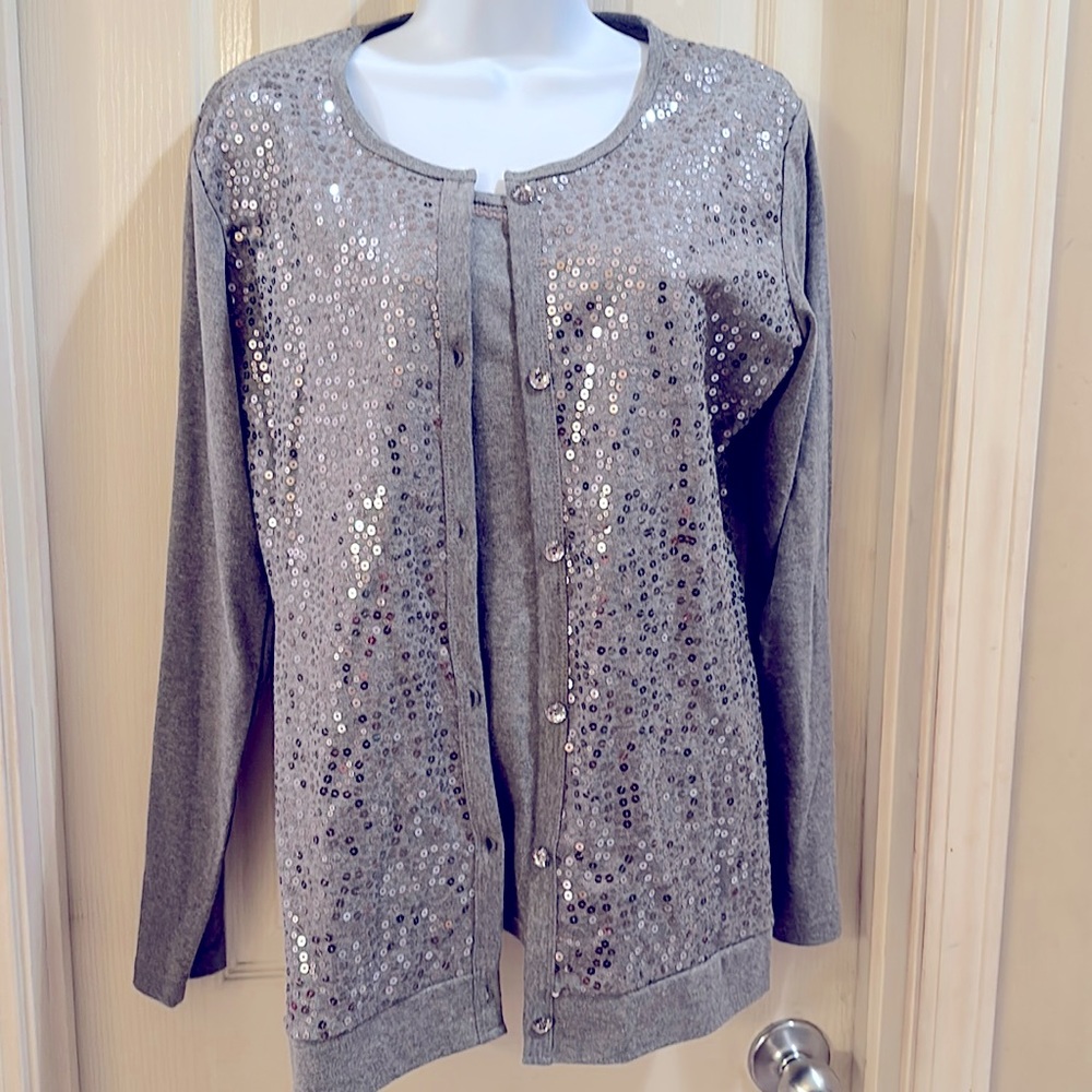 Sequin cardigan